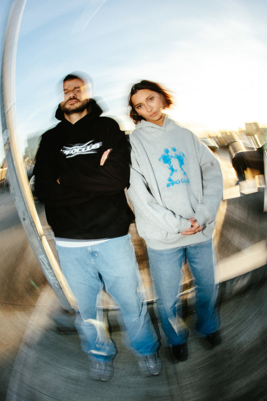 IPPO CLUB "winter arc" Grey - Hoodie