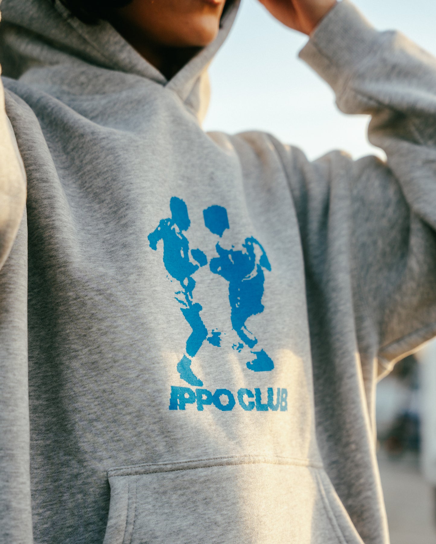 IPPO CLUB "winter arc" Grey - Hoodie