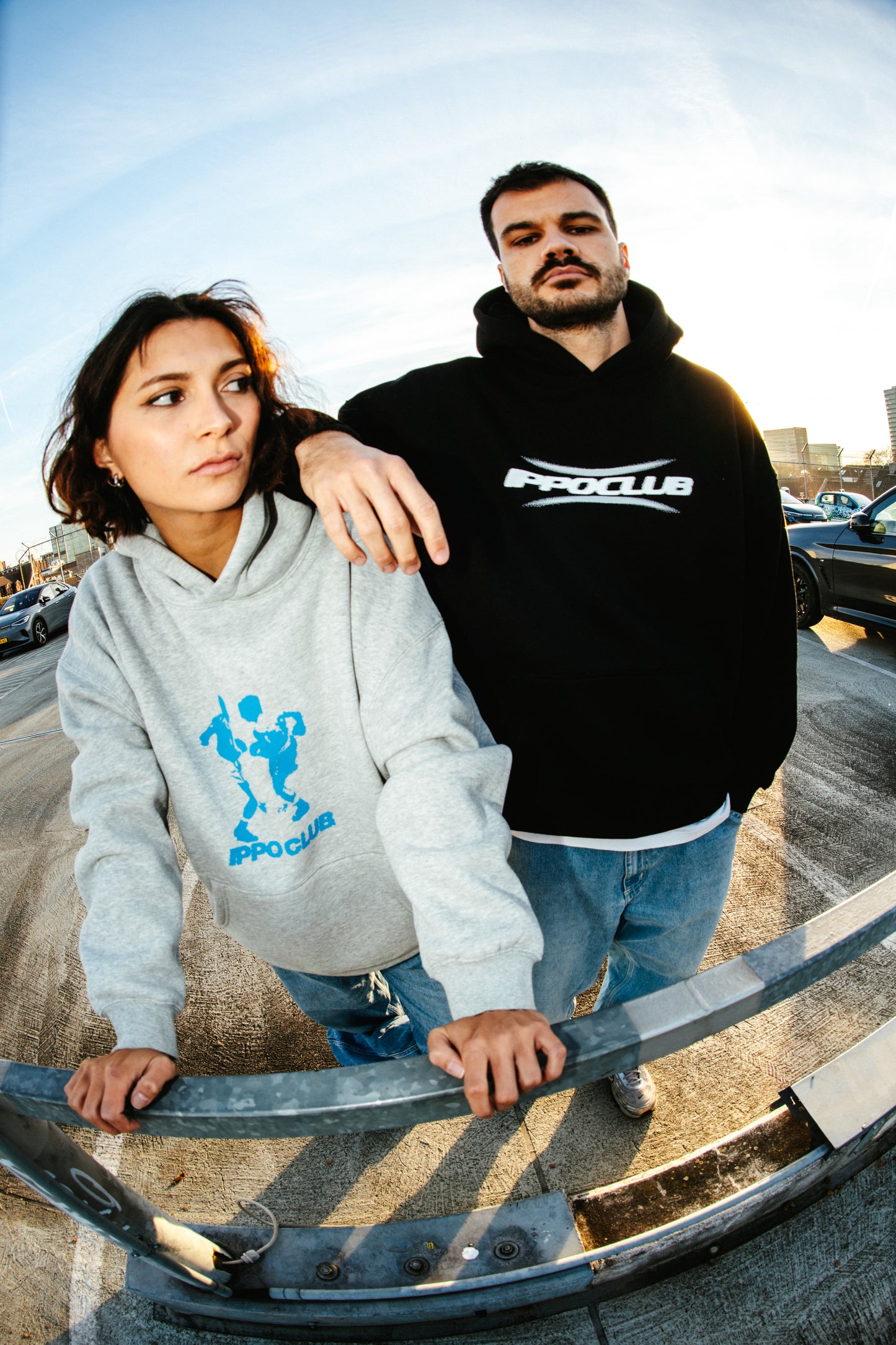 IPPO CLUB "winter arc" Grey - Hoodie